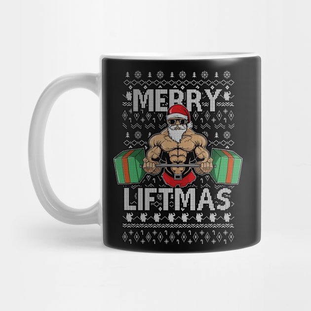 Merry Liftmas Christmas Xmas Fitmas Fitness Santa Holiday 7 by SloanCainm9cmi